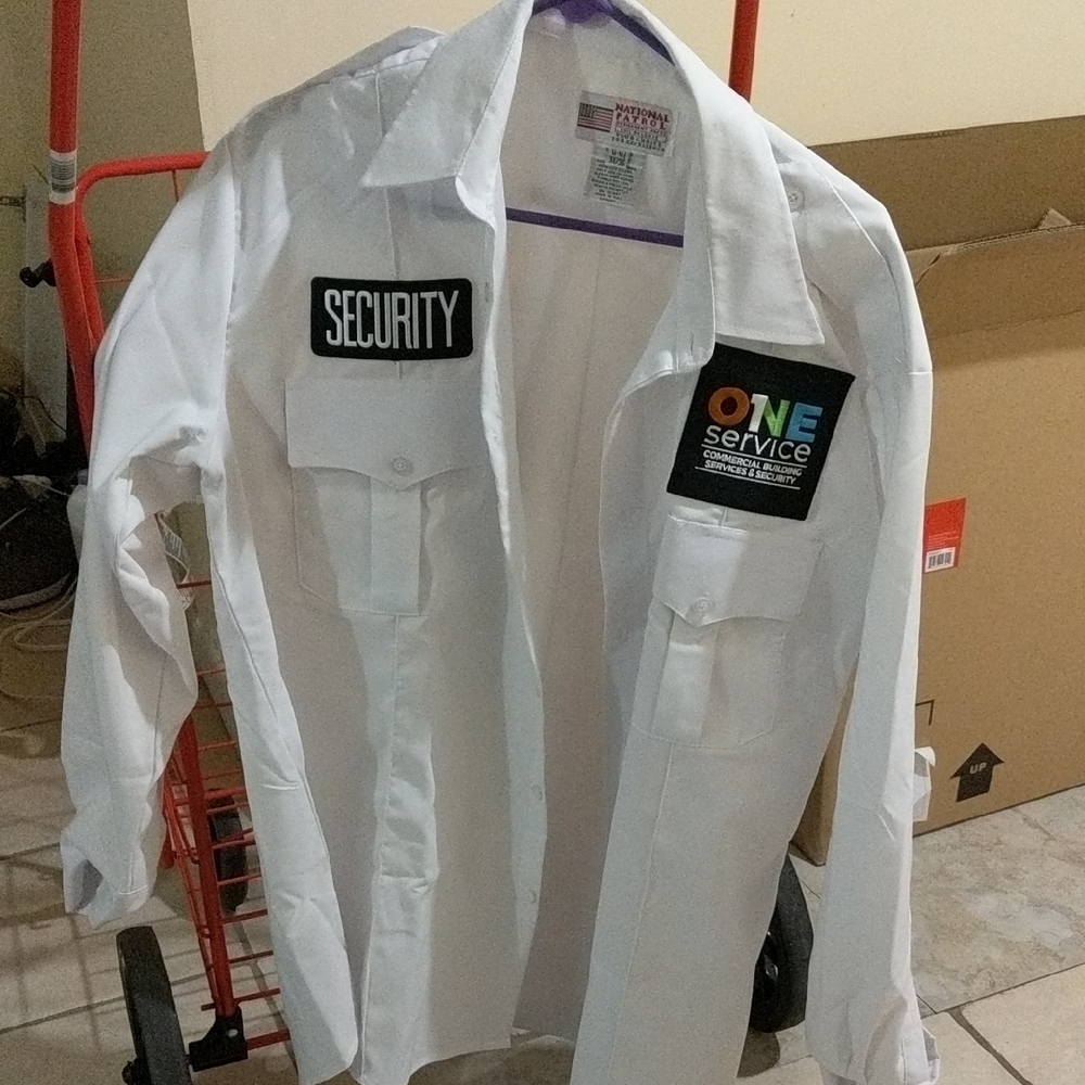 White Security Uniform Shirt